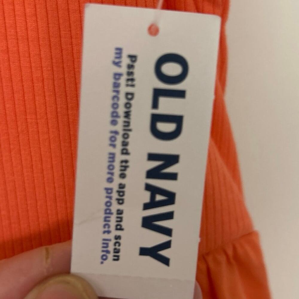 OLD NAVY NWT Coral Sleeveless Cotton A-Line Midi Dress Size Large Summer Beachy - Picture 6 of 11